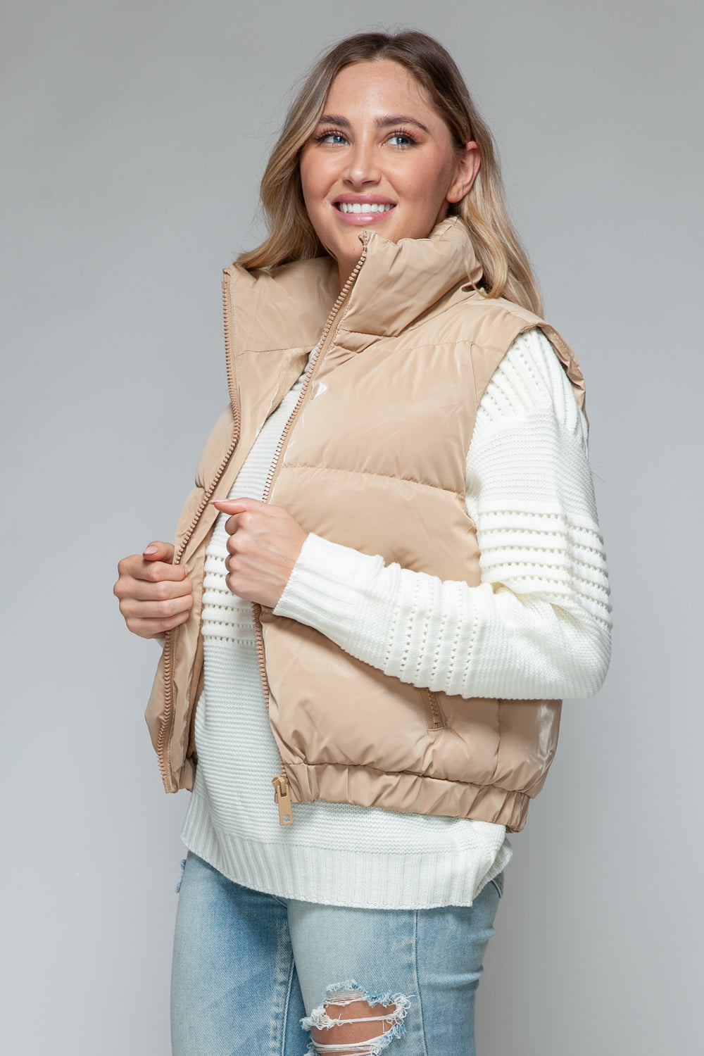 Snobbish Fine Fur Lining Quilted Vest - Body By J'ne