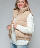 Snobbish Fine Fur Lining Quilted Vest