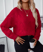 Round Neck Long Sleeve Sweater