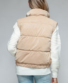 Snobbish Fine Fur Lining Quilted Vest