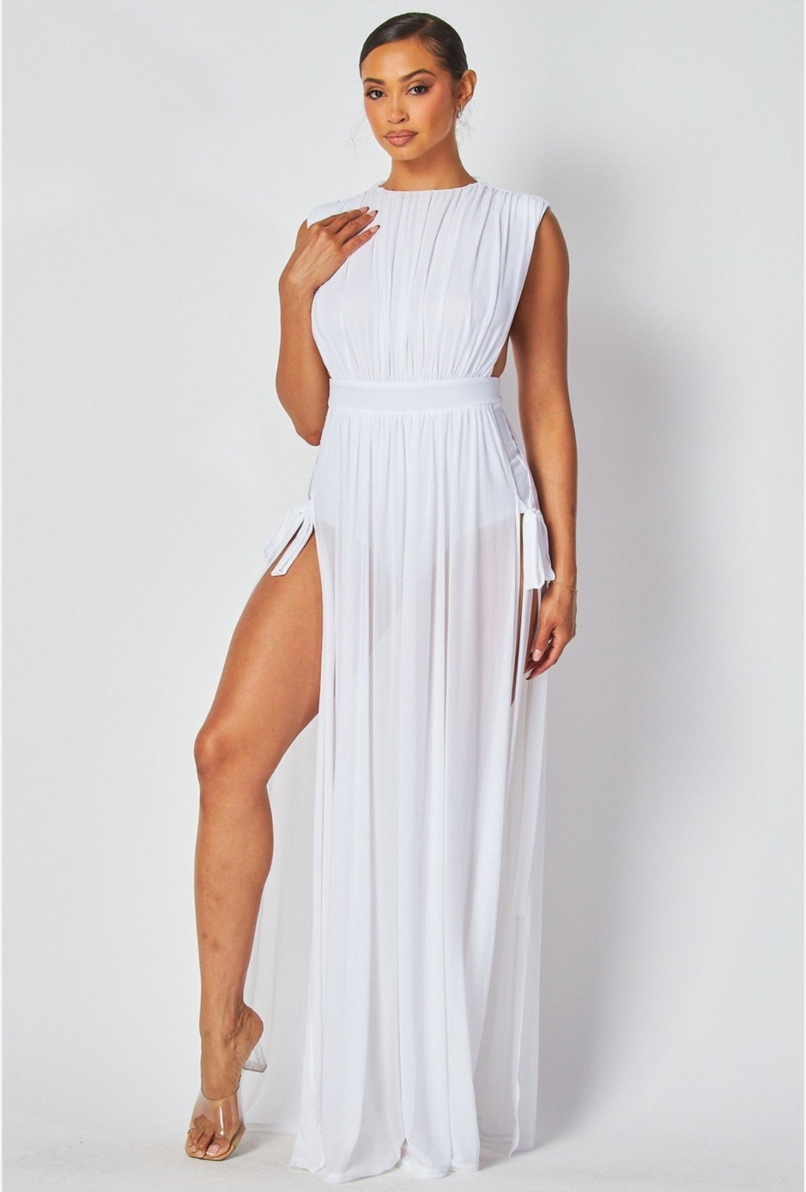 To The Beach We Go Maxi Dress Body By J'ne To The Beach We Go Maxi Dress Body By J'ne
