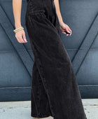 High Rise Wide Leg Jeans with Pockets