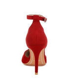 Ushra Microfiber Stiletto Sandals