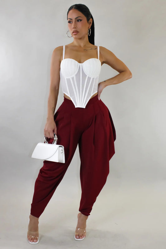 Draped Utility Pants