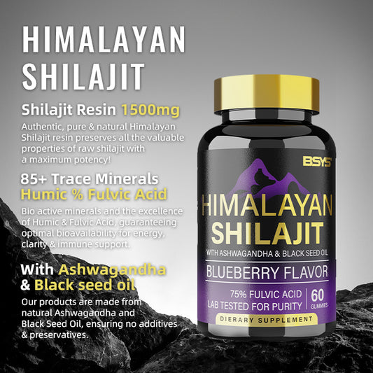 BSYS SHILAJIT GUMMIES 60'S - Body By J'ne