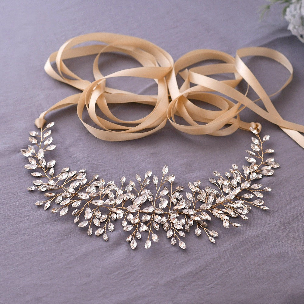 Luxury Rhinestone Girdle Belt - Body By J'ne