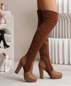 Tuscan Suede Over-the-knee Boots - Body By J'ne
