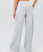 Side Striped Wide Leg Pants