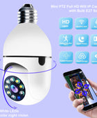 WiFi CAMERA 1080P Bulb 4X Zoom Camera E27 Home 5GWiFi Alarm Monitor - Body By J'ne