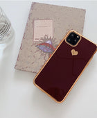 Luxury plating love phone case - Body By J'ne