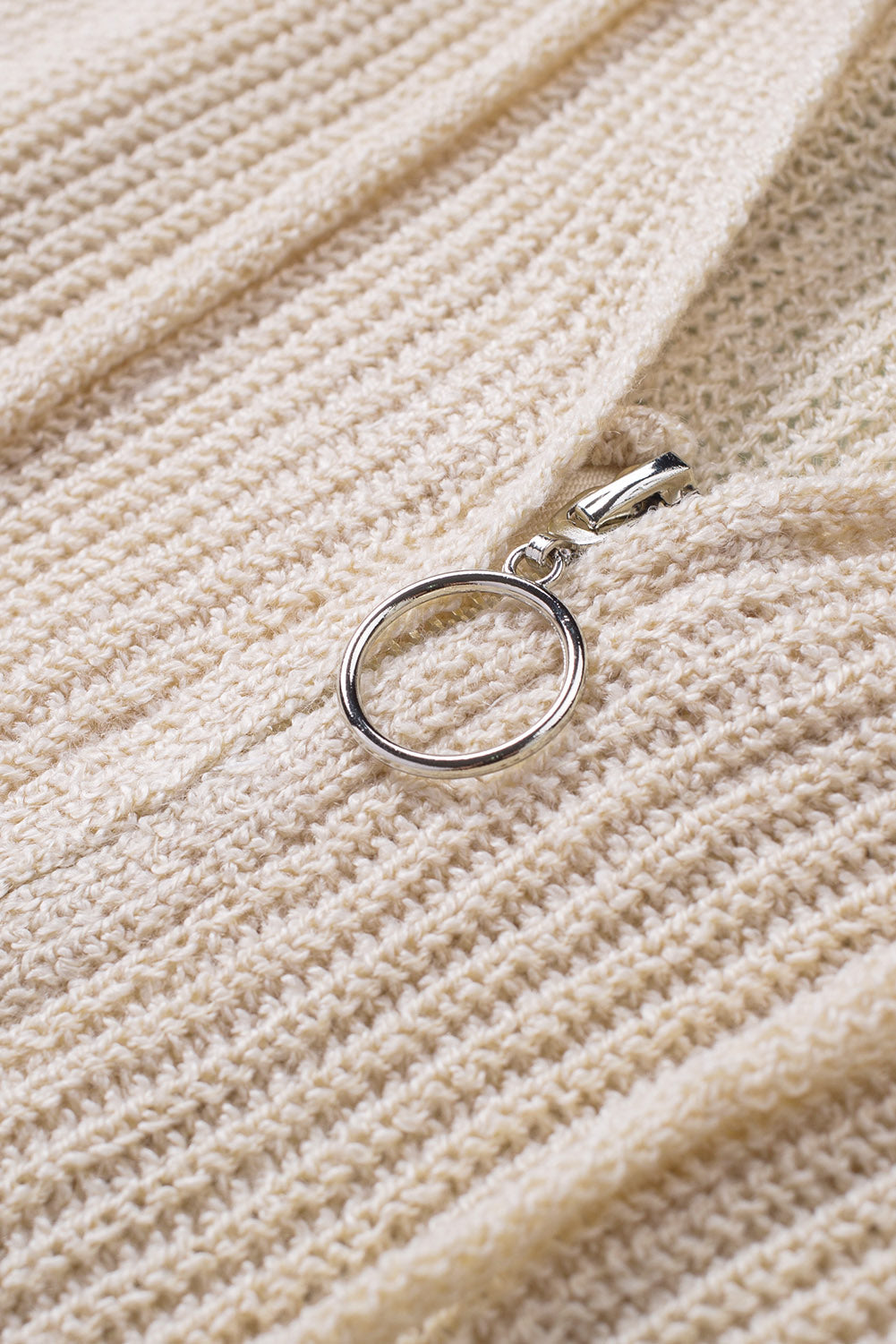 Distressed Zip Up Drawstring Hooded Cardigan - Body By J'ne