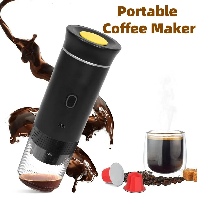 PORTABLE ESPRESSO/COFFEE MACHINE FOR TRAVEL/CAMPING/OFFICE - Body By J'ne