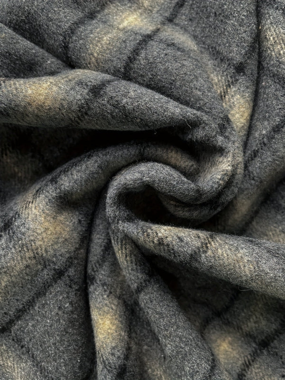 Plaid Elastic Waist Midi Skirt - Body By J'ne