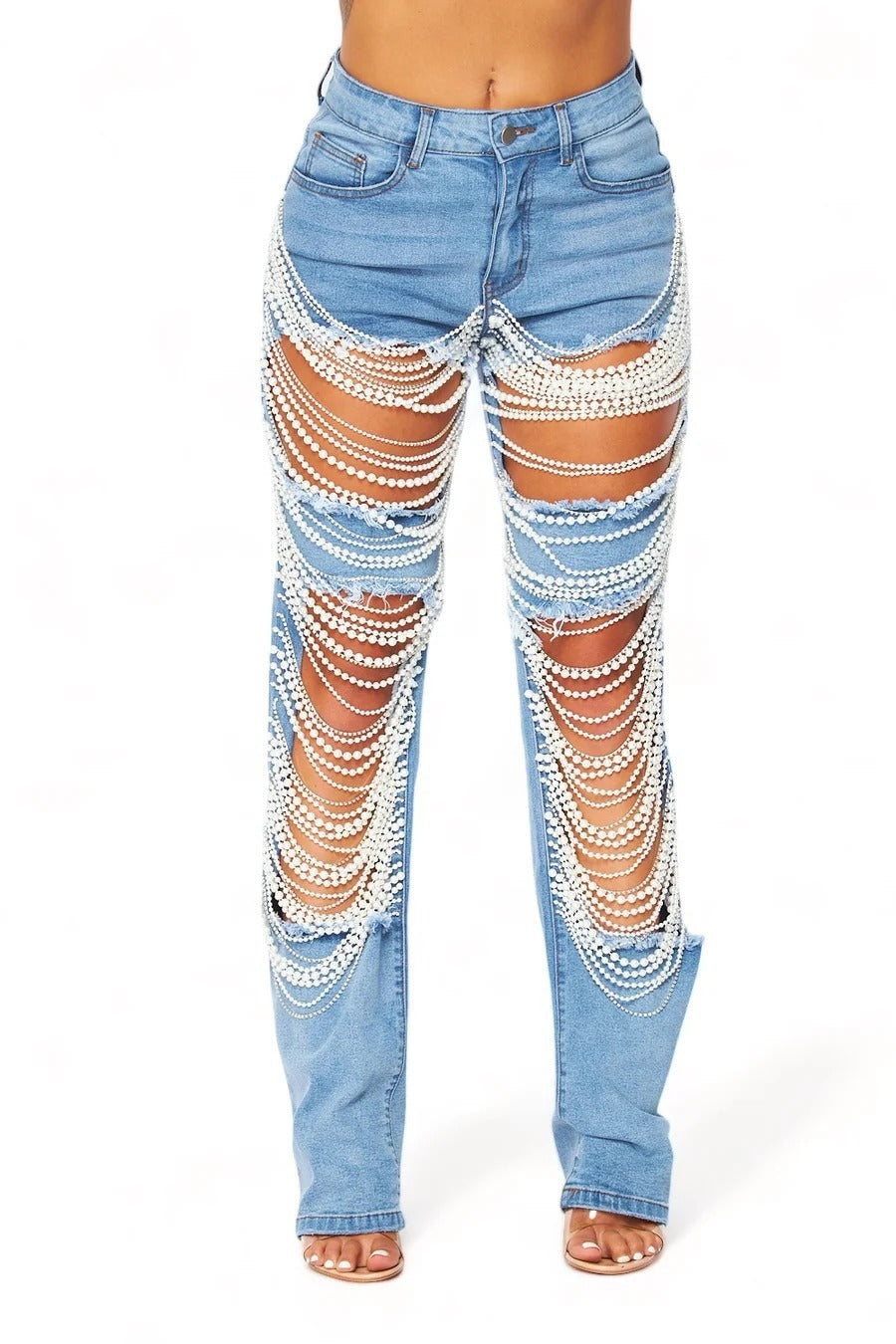 Gilded Denim Jeans - Body By J'ne