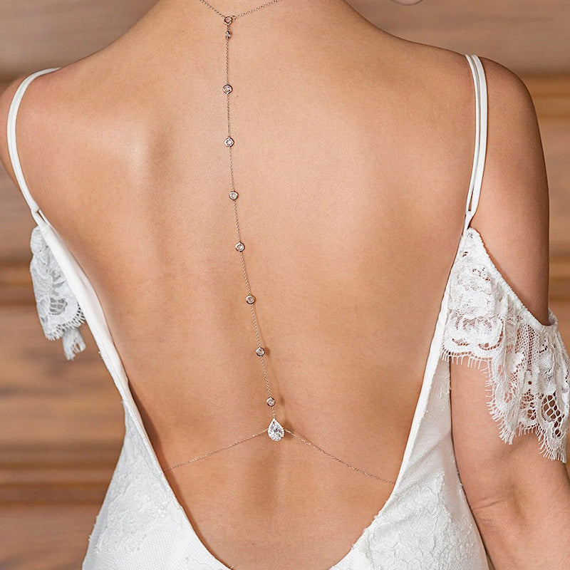 Bride Back Chain Body Chain - Body By J'ne