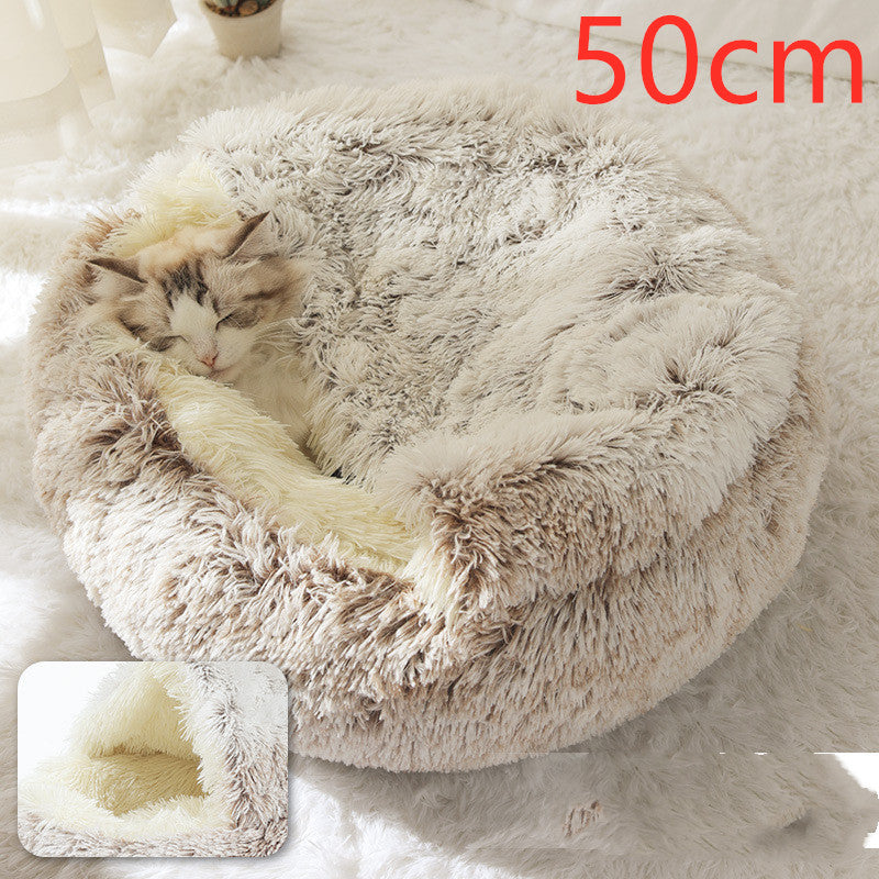 2 In 1 Dog And Cat Plush Bed - Body By J'ne