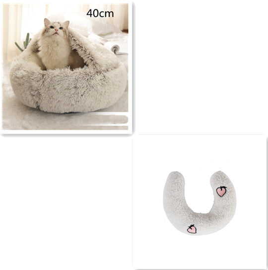 2 In 1 Dog And Cat Plush Bed - Body By J'ne