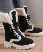 Winter Lace-up Snow Boots