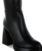 Nenana Faux Leather Knee-High Boots