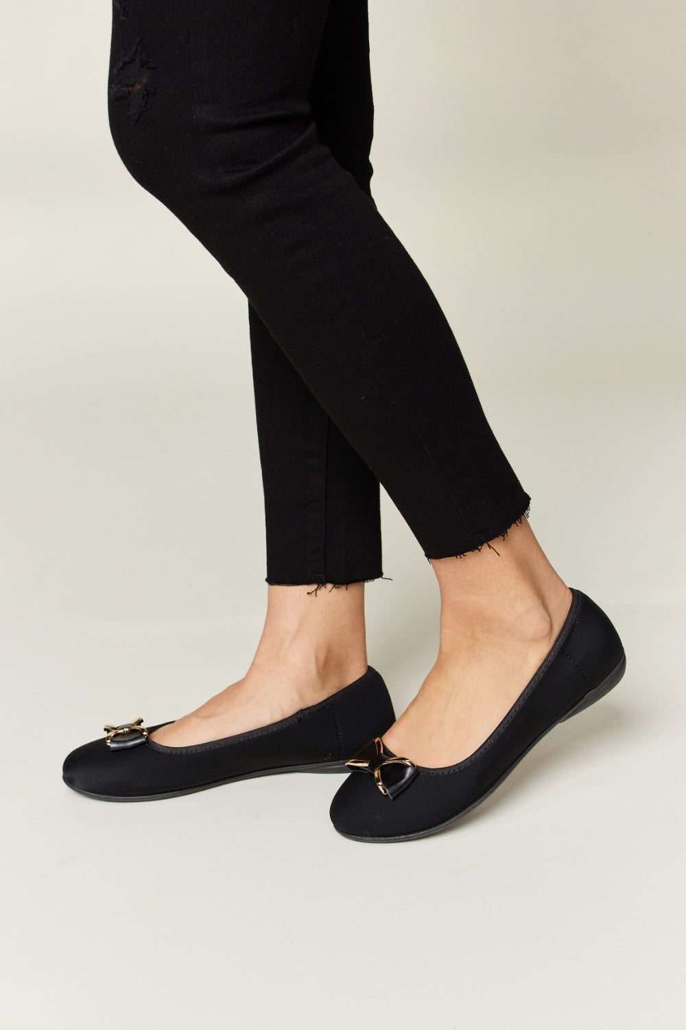 Metal Buckle Flat Loafers - Body By J'ne