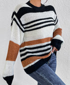 Striped Round Neck Sweater