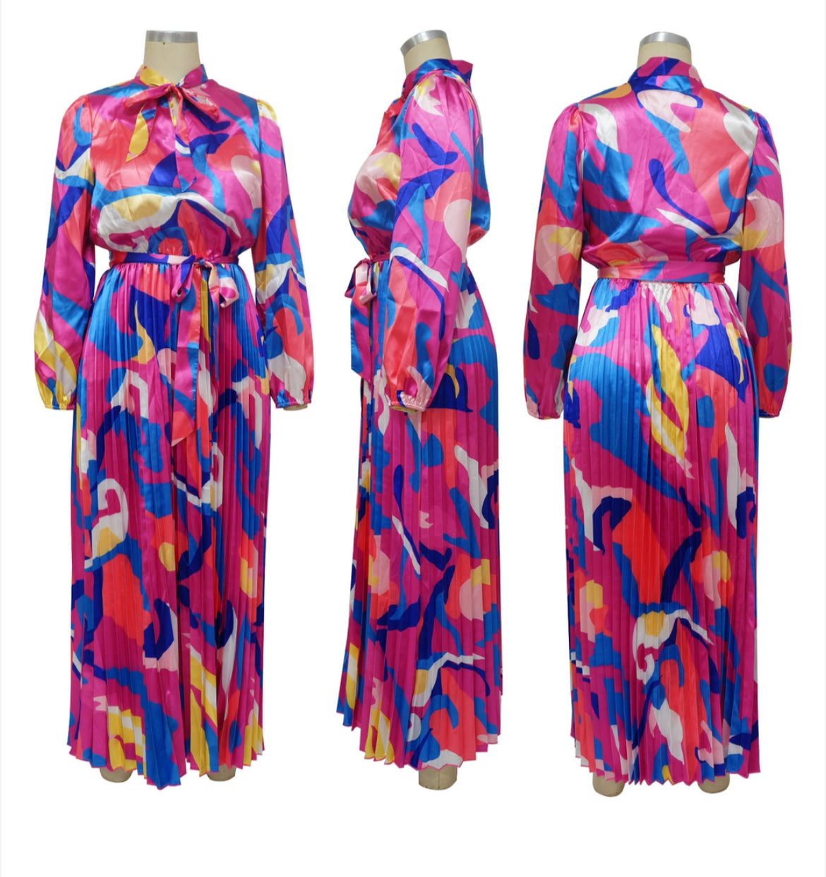 Apple Of Your Eye Pleated Dress - Body By J'ne