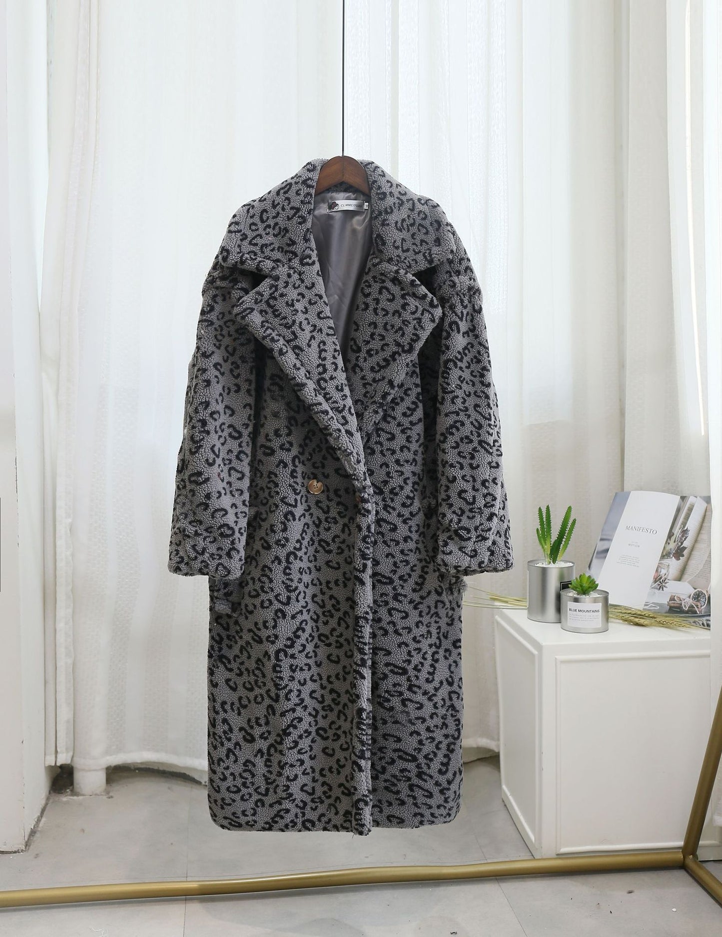 Sheep Sheared Faux Fur Loose Overcoat - Body By J'ne