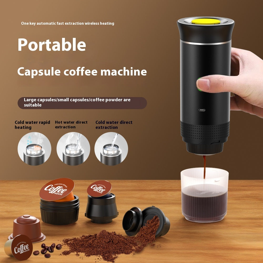 PORTABLE ESPRESSO/COFFEE MACHINE FOR TRAVEL/CAMPING/OFFICE - Body By J'ne