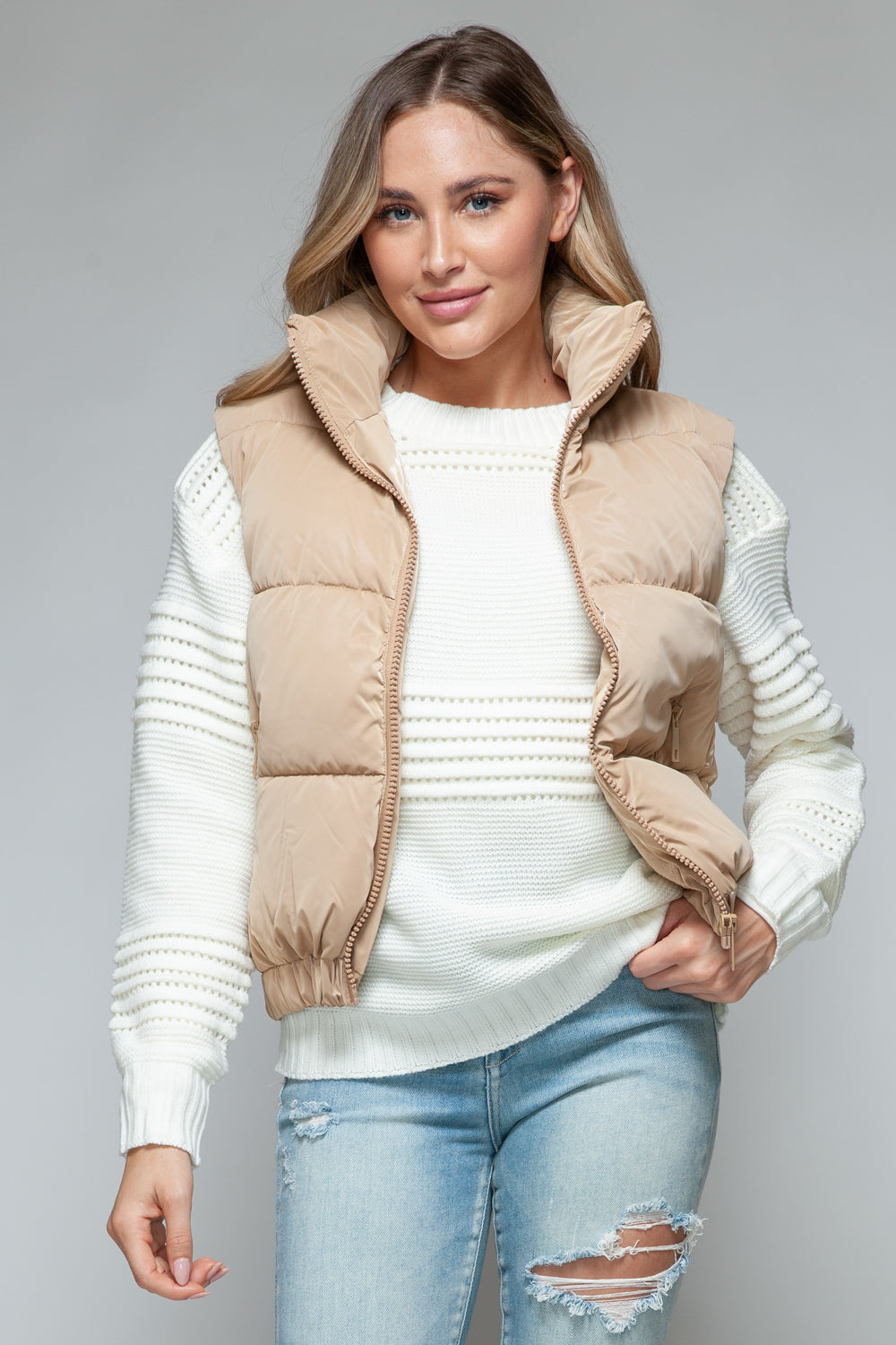 Snobbish Fine Fur Lining Quilted Vest - Body By J'ne
