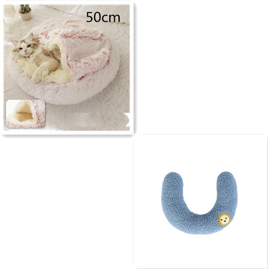 2 In 1 Dog And Cat Plush Bed - Body By J'ne