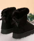 Campfire and Cocoa Bow-Knot Snow Boots - Body By J'ne