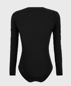 Round Neck Long Sleeve Bodysuit