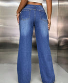 Wide Leg Jeans with Pockets