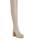 Nenana Faux Leather Knee-High Boots