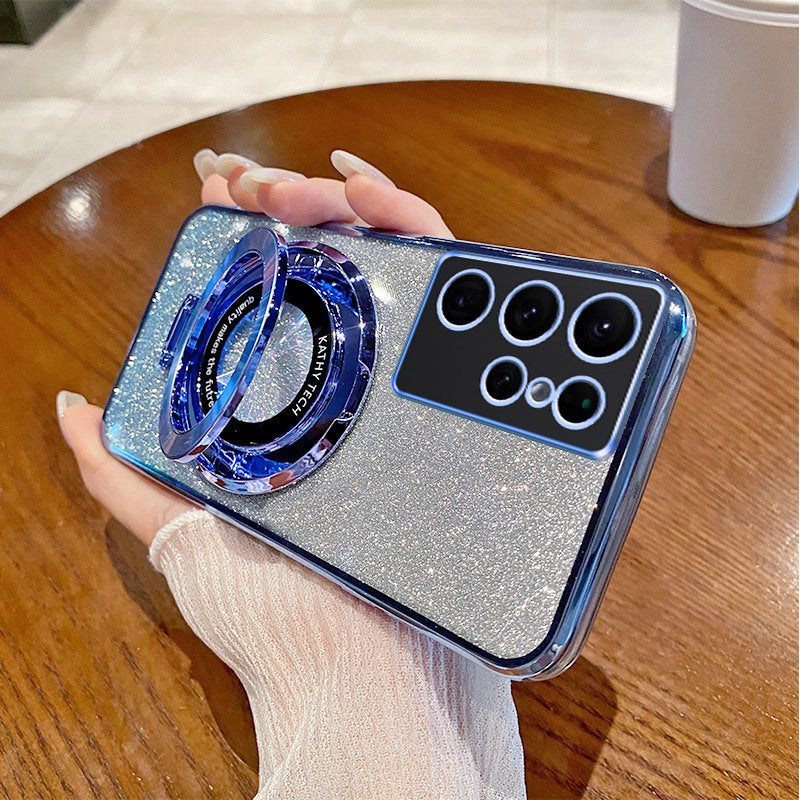 Electroplating Phone Case Magnetic Bracket A16 Gradient - Body By J'ne