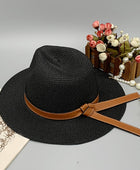 Wide Brim Paper Braided Hat - Body By J'ne