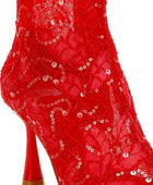 Samia Sequin Lace Boots