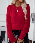 Round Neck Long Sleeve Sweater