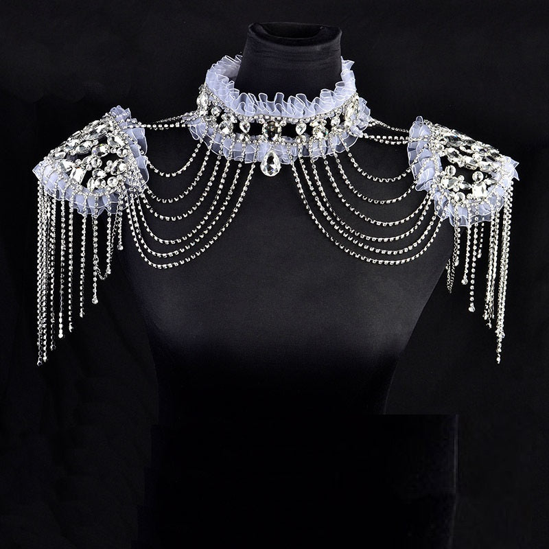 Bride Shoulder Chain Set Chain Wedding Dress Accessories