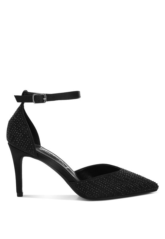 Wanda Pearls & Sequins Embellished Sandals - Body By J'ne