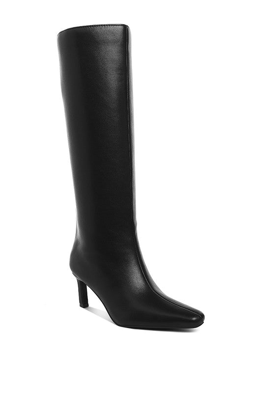 Syringa Kitten Heel Long Boots - Body By J'ne