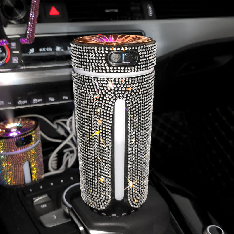 Luxury Diamond Car Humidifier, LED Light Car Diffuser - Body By J'ne