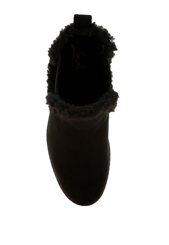 Thunderhoof Faux Fur Lined Chelsea Boots - Body By J'ne