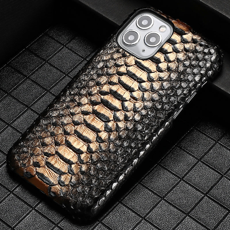 Male Python Leather High-end Luxury Business Phone Case - Body By J'ne