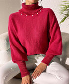 Turtleneck Long Sleeve Sweater