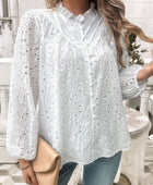 Devine Frill Round Neck Long Sleeve Shirt