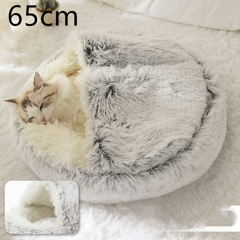 2 In 1 Dog And Cat Plush Bed - Body By J'ne