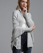 Open Front Batwing Sleeve Cardigan