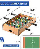 20 Inches Mini Tabletop Foosball Table For Kids - Body By J'ne