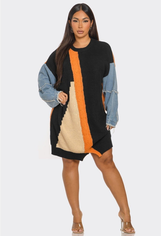 Patched Perfection Dress - Body By J'ne